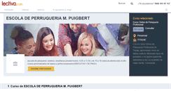 Desktop Screenshot of escola-de-perruqueria-mpuigbert.lectiva.com