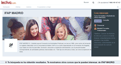 Desktop Screenshot of ifap-madrid.lectiva.com