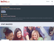 Tablet Screenshot of ifap-madrid.lectiva.com