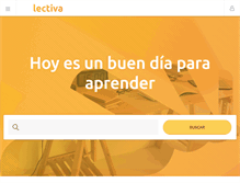 Tablet Screenshot of lidera-formacion.lectiva.com