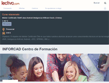 Tablet Screenshot of inforcad-centro-de-formacion.lectiva.com