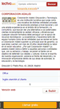 Mobile Screenshot of corporacion-adalid.lectiva.com