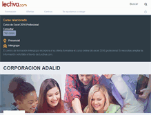 Tablet Screenshot of corporacion-adalid.lectiva.com
