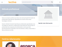 Tablet Screenshot of metodo-profesional-.lectiva.com