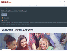 Tablet Screenshot of academia-hispania-center.lectiva.com