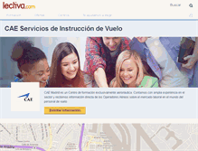 Tablet Screenshot of cae-servicios-de-instruccion-de-vuelo.lectiva.com