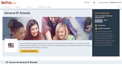 Desktop Screenshot of general-destudis.lectiva.com