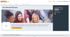 Desktop Screenshot of go-abroad-europe.lectiva.com