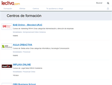 Tablet Screenshot of guia.lectiva.com