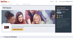 Desktop Screenshot of k38-spain.lectiva.com