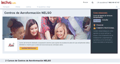 Desktop Screenshot of centros-de-aeroformacion-nelso.lectiva.com