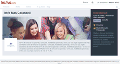 Desktop Screenshot of imfe-mas-carandell.lectiva.com