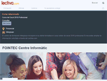 Tablet Screenshot of fointec-centre-informatic.lectiva.com