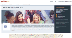 Desktop Screenshot of iberdac-gestion-sa.lectiva.com