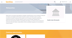 Desktop Screenshot of metacortex.lectiva.com