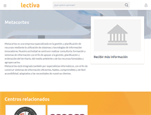 Tablet Screenshot of metacortex.lectiva.com