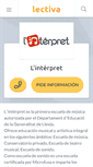 Mobile Screenshot of linterpret.lectiva.com