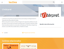 Tablet Screenshot of linterpret.lectiva.com