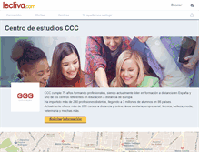 Tablet Screenshot of ccc.lectiva.com