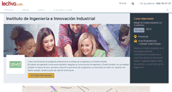 Desktop Screenshot of instituto-de-ingenieria-e-innovacion-industrial.lectiva.com