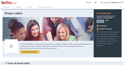 Desktop Screenshot of grupo-labor.lectiva.com