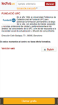 Mobile Screenshot of fundacio-upc.lectiva.com