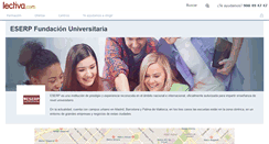 Desktop Screenshot of eserp.lectiva.com