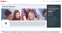Desktop Screenshot of extrema-sistemas.lectiva.com