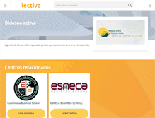 Tablet Screenshot of bidasoa-activa.lectiva.com