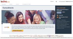 Desktop Screenshot of curso-directo.lectiva.com