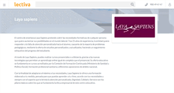 Desktop Screenshot of laya-sapiens.lectiva.com