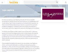 Tablet Screenshot of laya-sapiens.lectiva.com