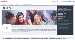 Desktop Screenshot of ccoo-pv.lectiva.com