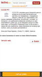 Mobile Screenshot of ccoo-pv.lectiva.com
