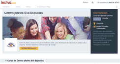 Desktop Screenshot of eva-espuelas.lectiva.com