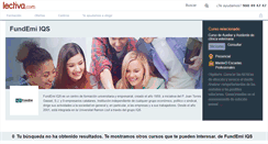 Desktop Screenshot of fundemiiqs.lectiva.com