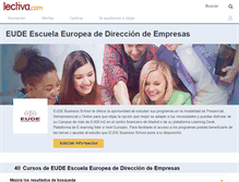 Tablet Screenshot of eude-escuela-europea-de-direccion-de-empresas.lectiva.com