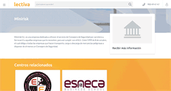 Desktop Screenshot of minirisk.lectiva.com