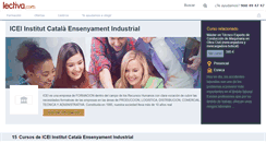 Desktop Screenshot of icei-institut-catala-ensenyament-industrial.lectiva.com