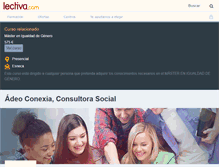 Tablet Screenshot of adeo-conexia-consultora-social.lectiva.com