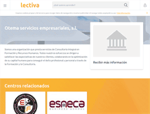 Tablet Screenshot of otema.lectiva.com