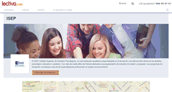 Desktop Screenshot of isep.lectiva.com