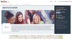 Desktop Screenshot of instituto-inter.lectiva.com
