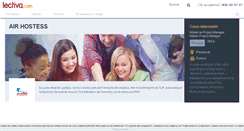 Desktop Screenshot of air-hostess.lectiva.com