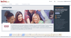 Desktop Screenshot of diprofem.lectiva.com