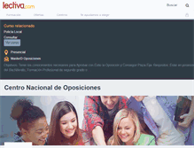Tablet Screenshot of centro-nacional-de-oposiciones.lectiva.com