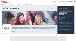 Desktop Screenshot of cifem.lectiva.com