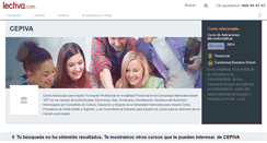 Desktop Screenshot of cep-inter-vertice.lectiva.com