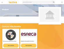 Tablet Screenshot of modem.lectiva.com