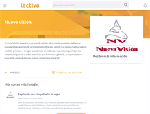 Tablet Screenshot of nueva-vision.lectiva.com